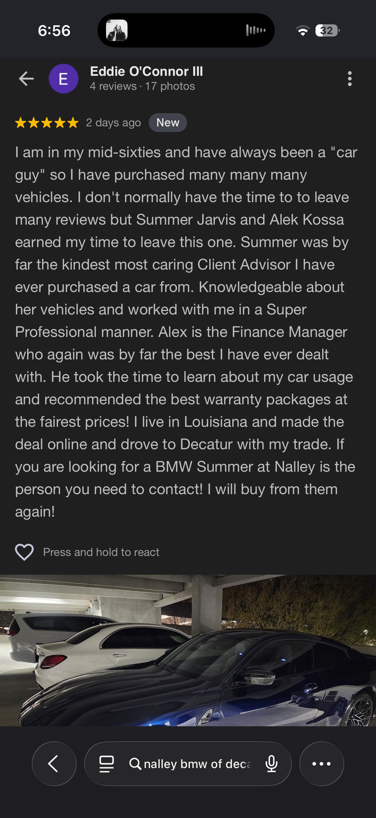 5-star Google review