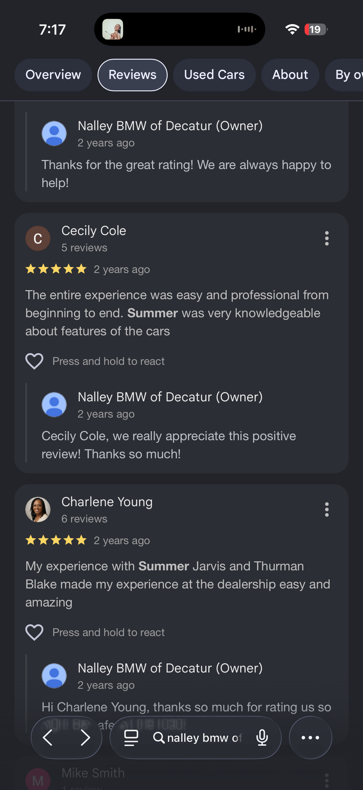 5-star Google review