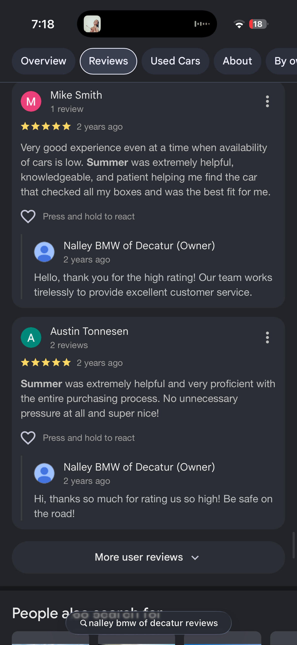 5-star Google review