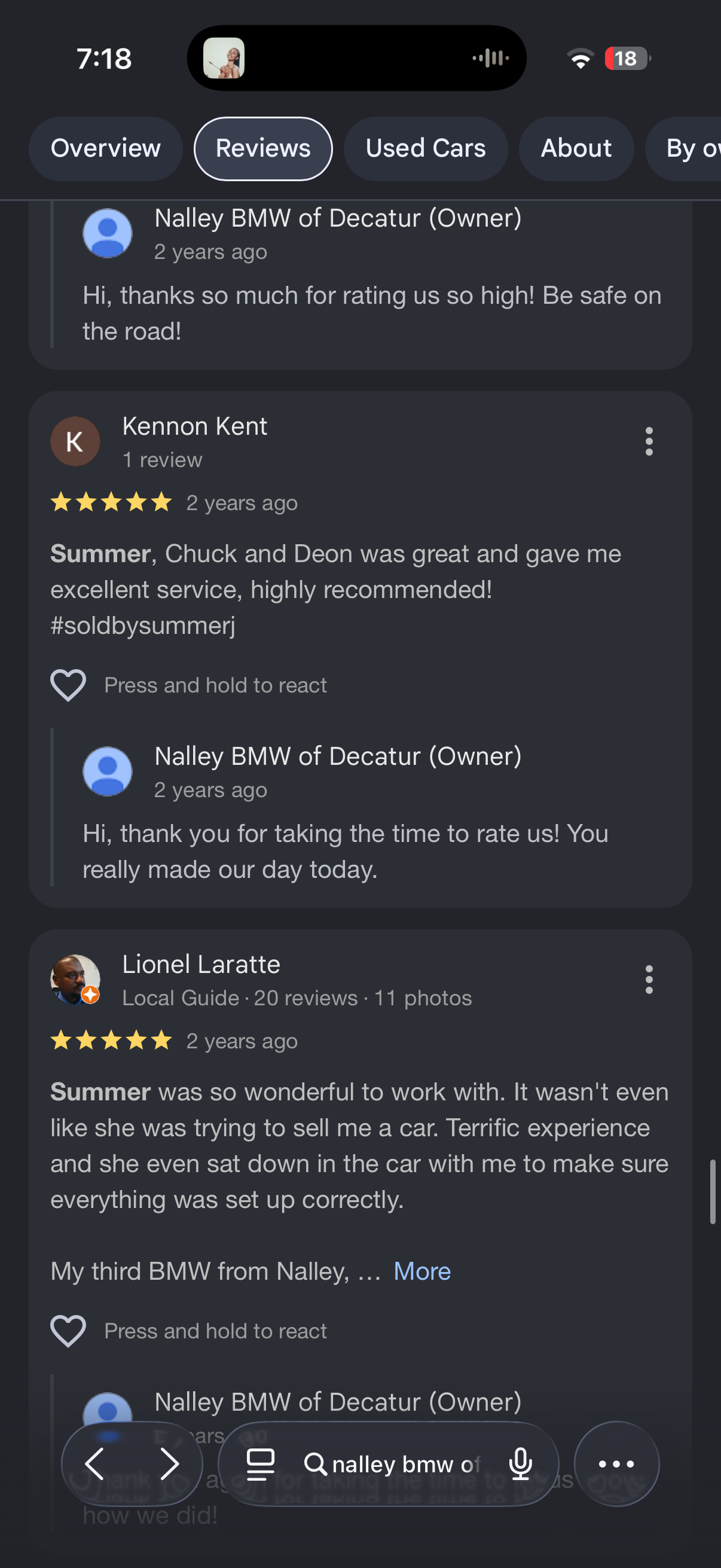 5-star Google review